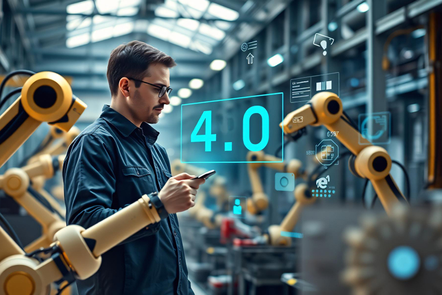 AI-powered visual inspection system on manufacturing production line