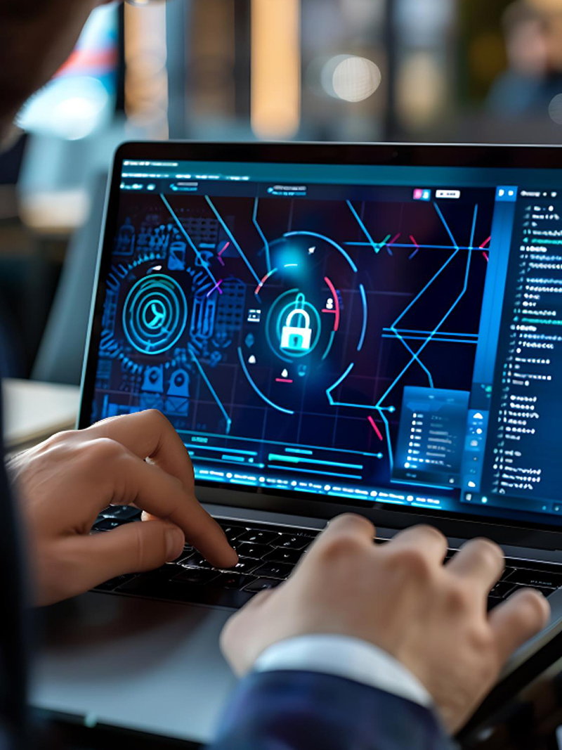 AI Threat Monitoring Security Dashboard