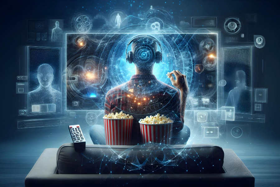 AI recommendation engine for online streaming service