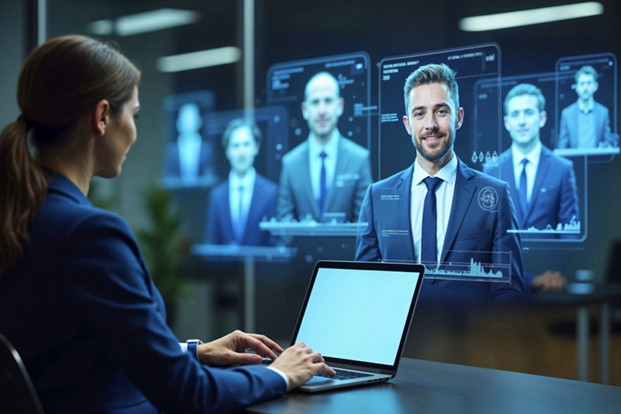 AI recruitment app accelerating candidate screening