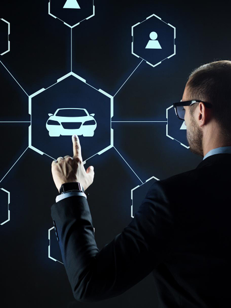 Automotive CRM and AI lead qualification analytics dashboard