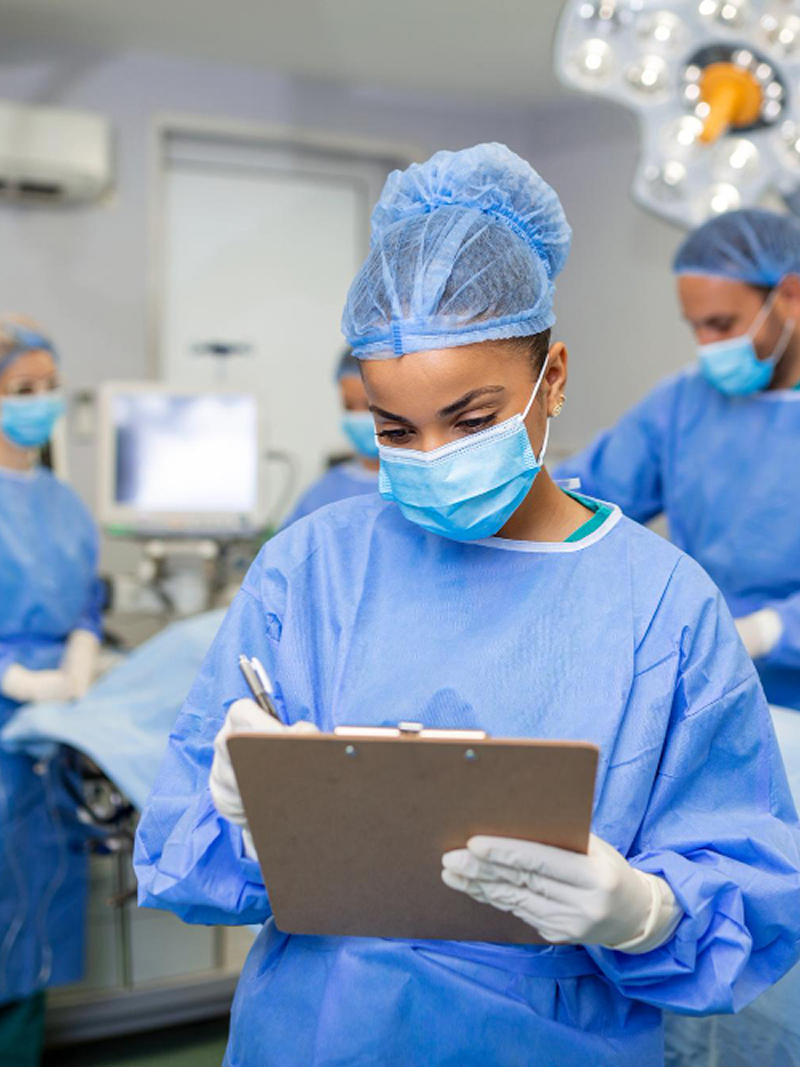 Healthcare provider managing digital systems