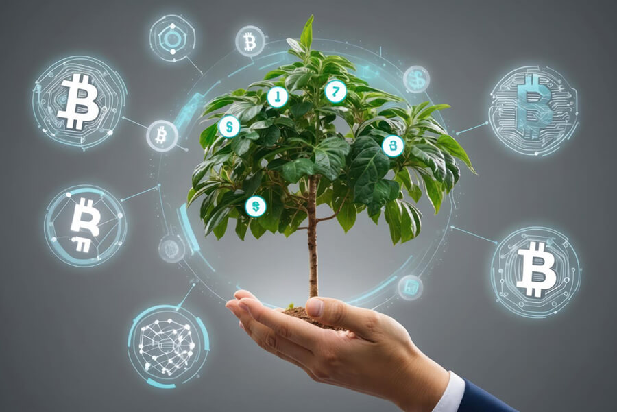 Blockchain carbon credit trading platform sustainability