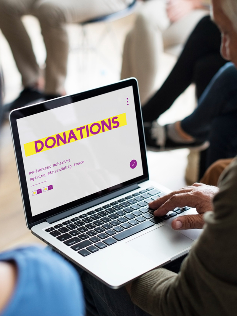 A non-profit organization enhancing donation transparency