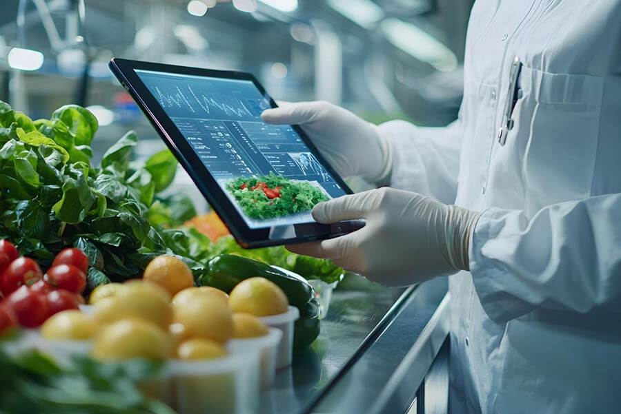 Blockchain farm-to-fork food safety traceability