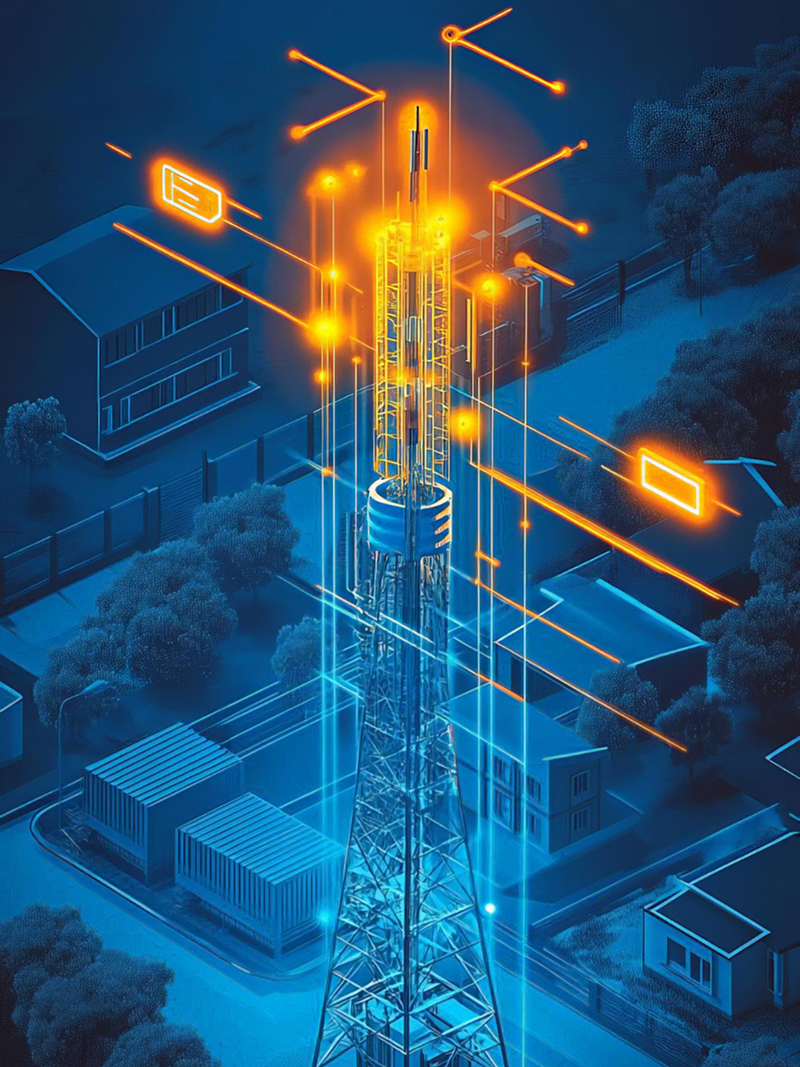A telecom provider enhancing network infrastructure