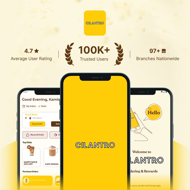 cilantro app banner