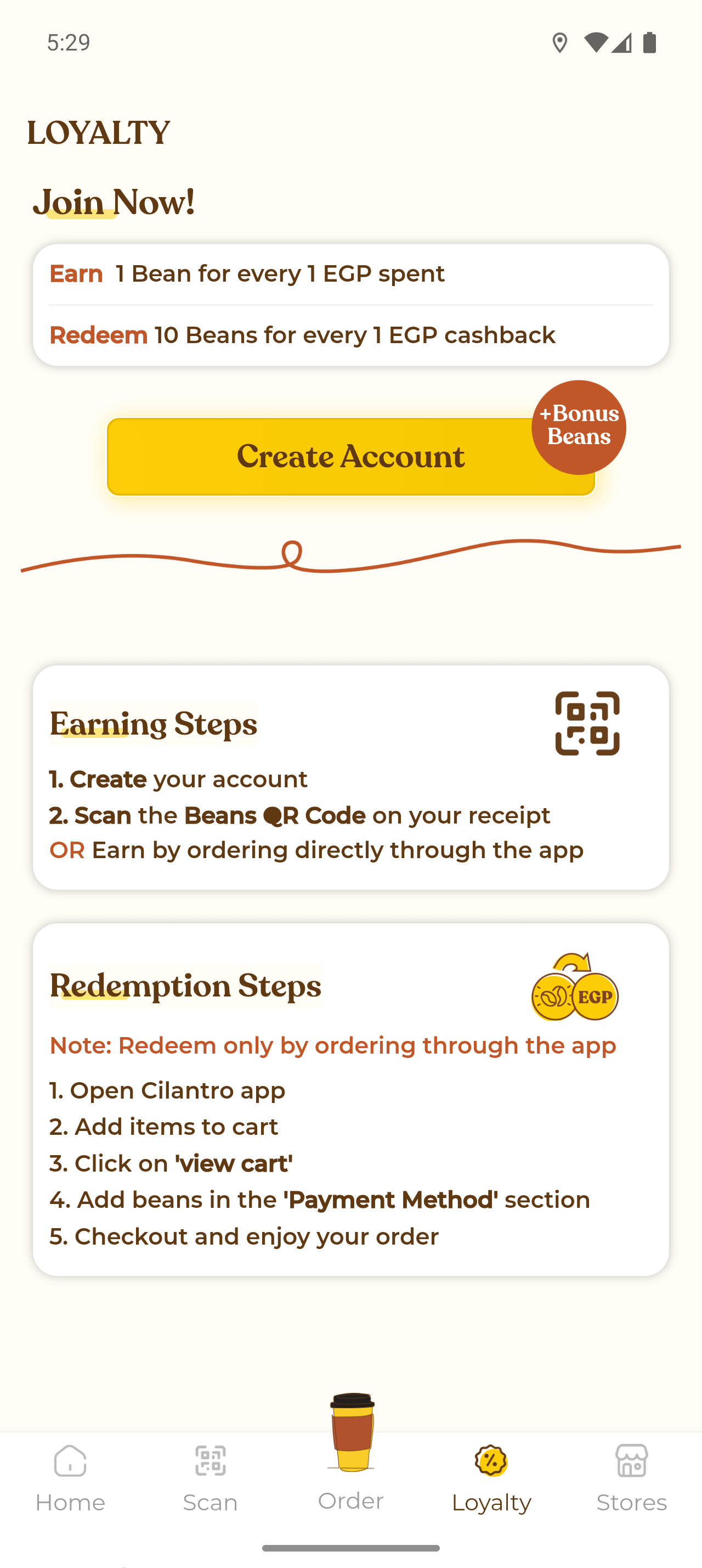 create account