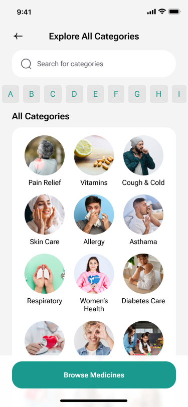 explore all categories