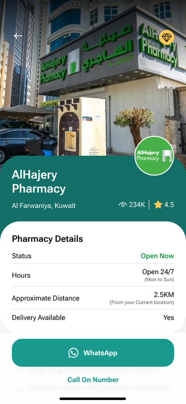 pharmacy details