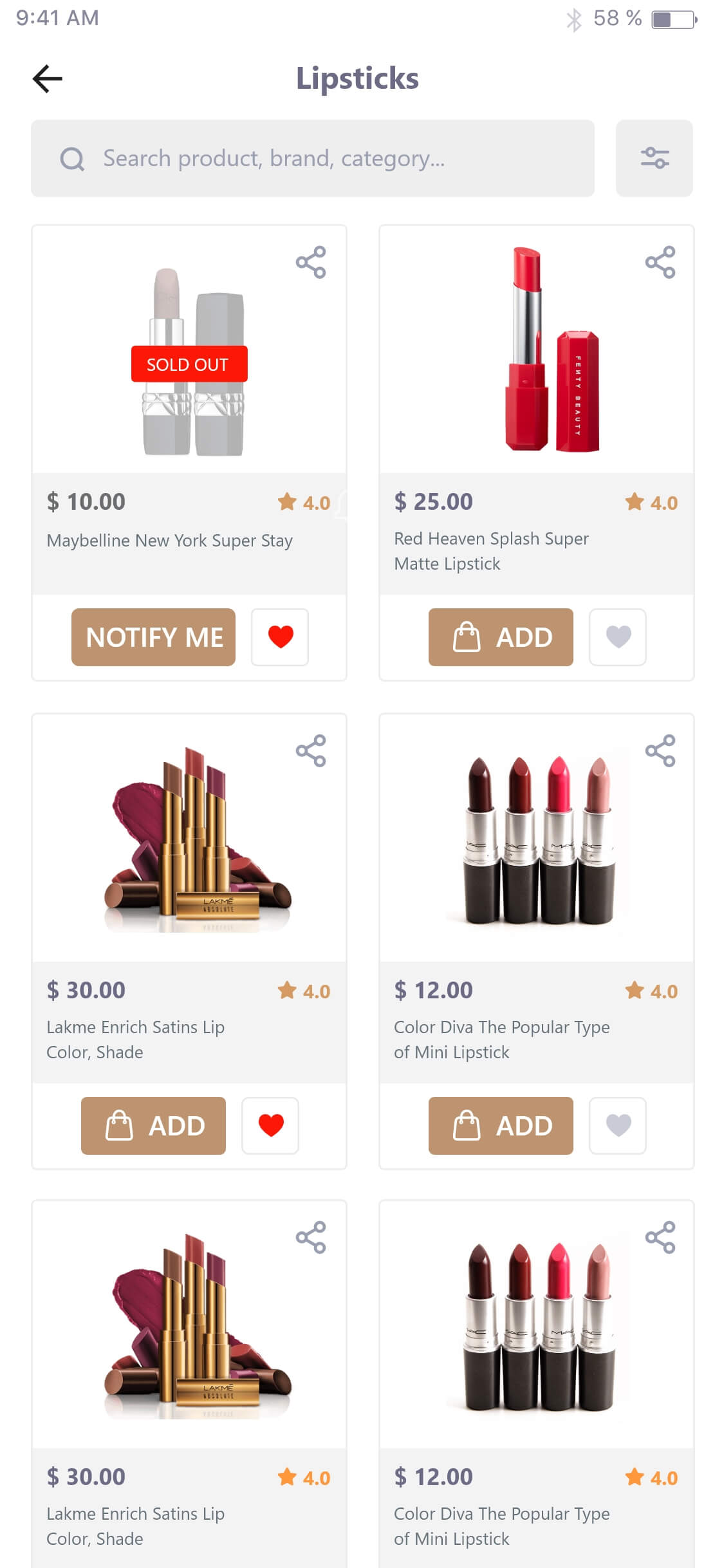 Ecommerce Website & App for Cosmetics Products