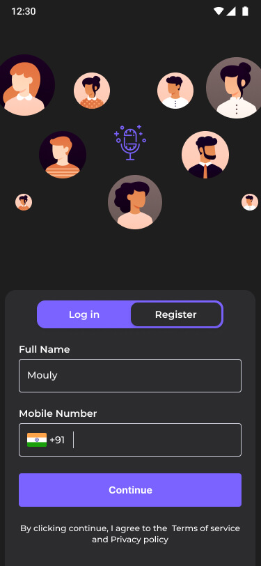 FlipTalk - Audio Discussion Mobile App