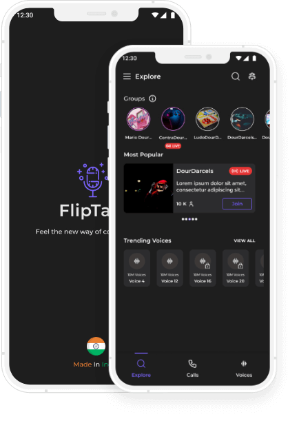 FlipTalk - Audio Discussion Mobile App