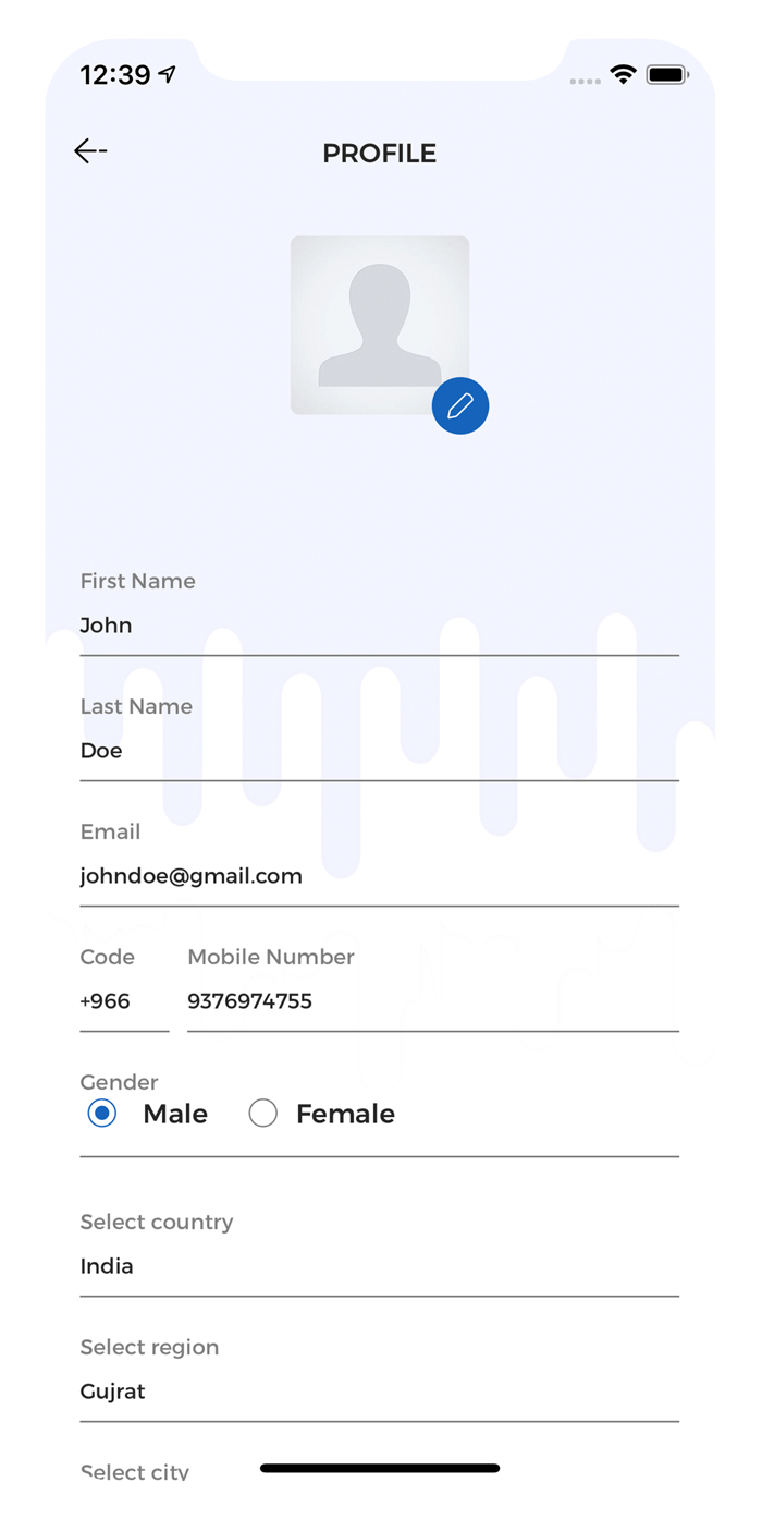 service provider profile