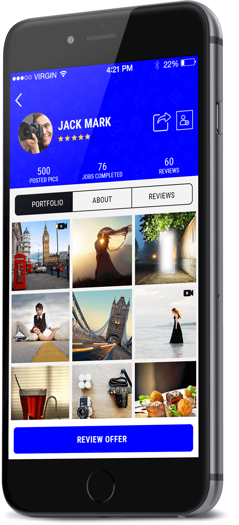 photography booking app