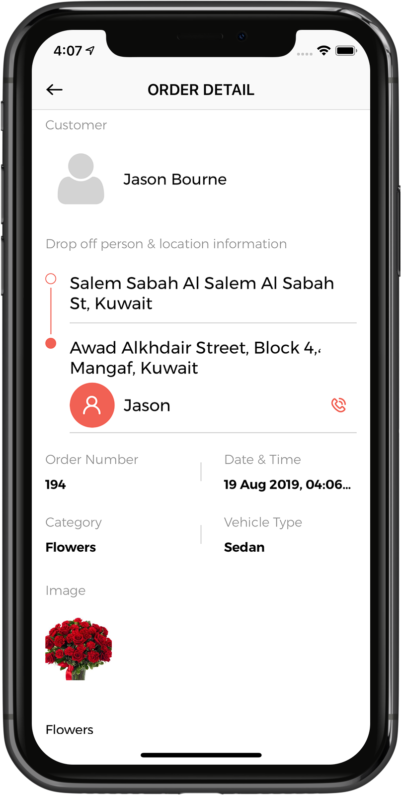 product delivery app