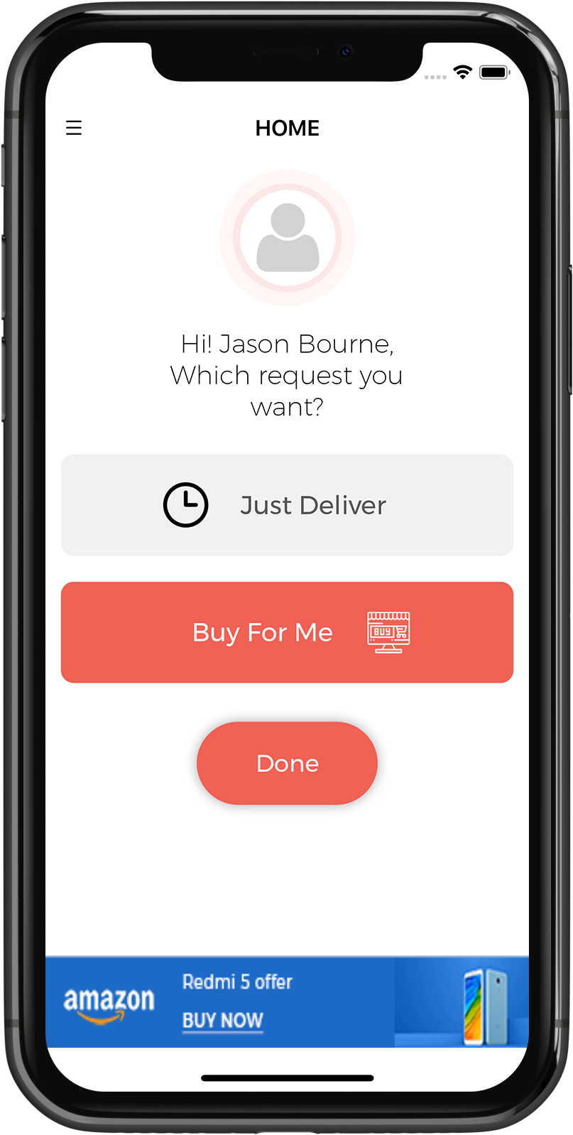 online product delivery app