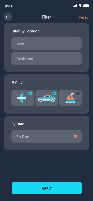 My Travel Book App