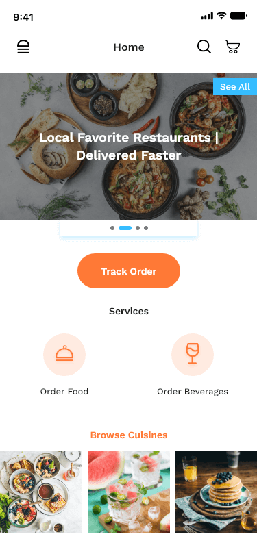 food delivery app