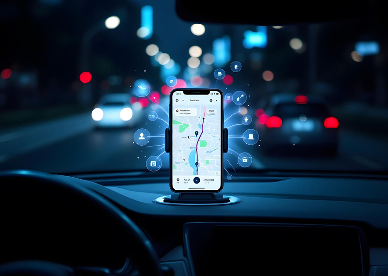 Real-time GPS-based ride-sharing platform