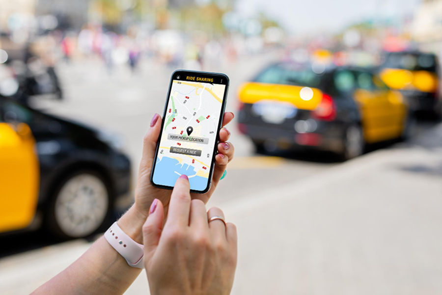 Ride sharing mobile application for urban mobility startup