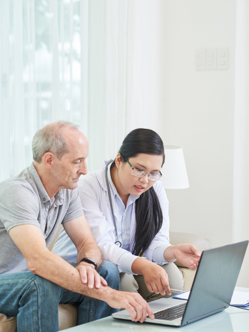 A healthcare organization modernizing patient relationship management
