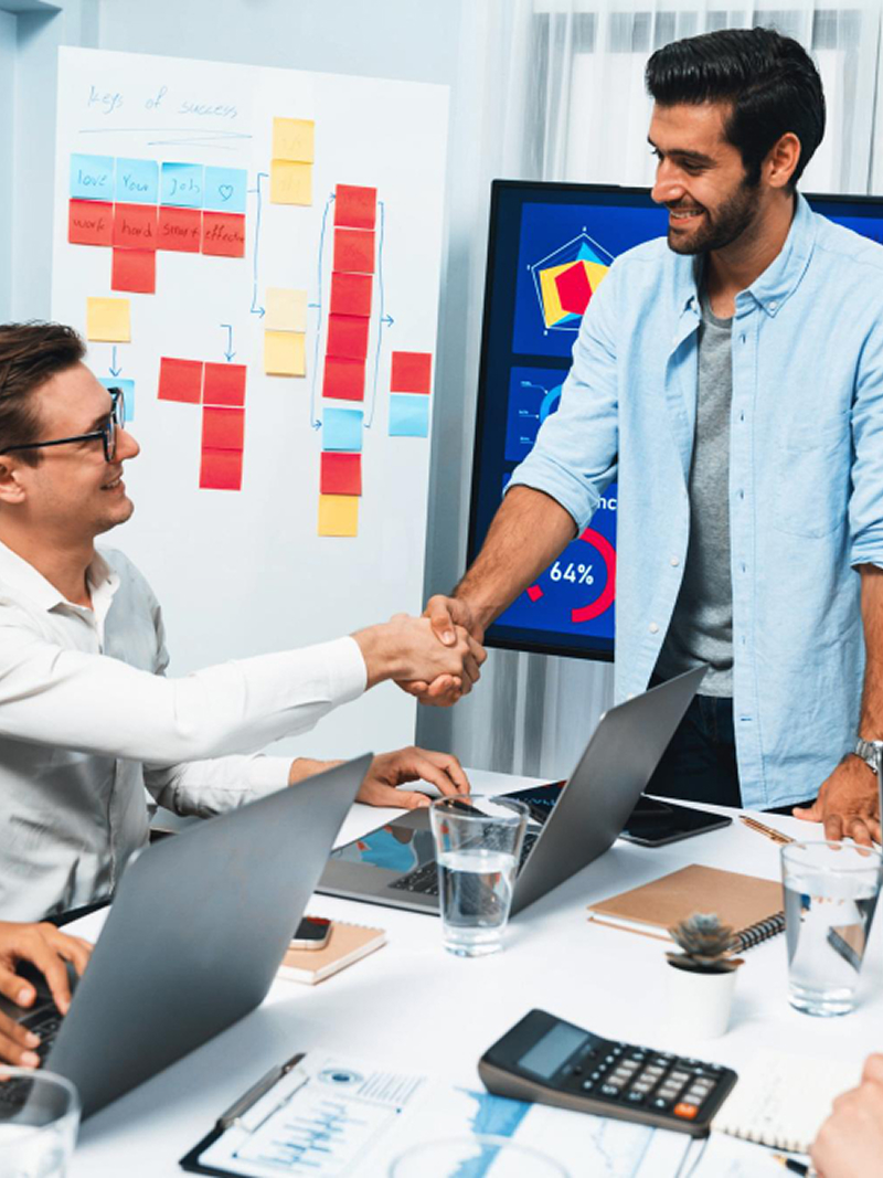 A SaaS business scaling revenue and customer operations