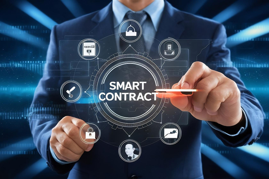 Smart contract automation eliminating manual contract processing