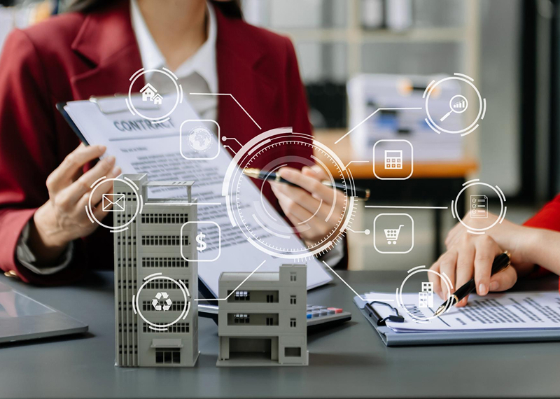 Blockchain smart contract property management platform