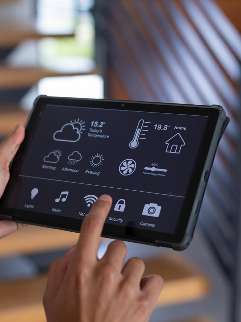 An enterprise optimizing energy consumption and backup systems