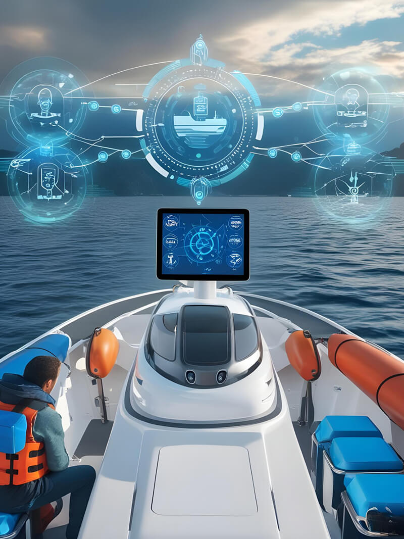 A luxury yacht operator enhancing smart marine capabilities