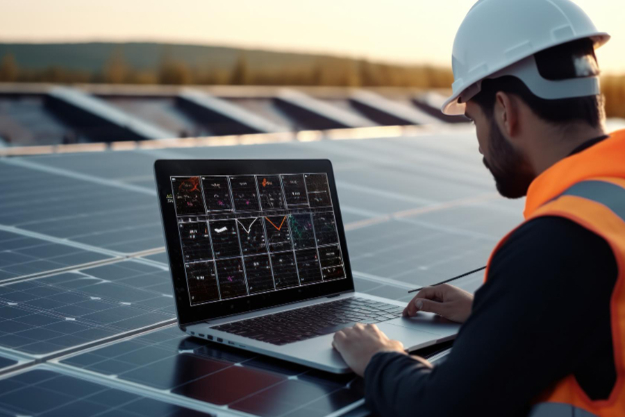 Solar panel maintenance and fault detection system