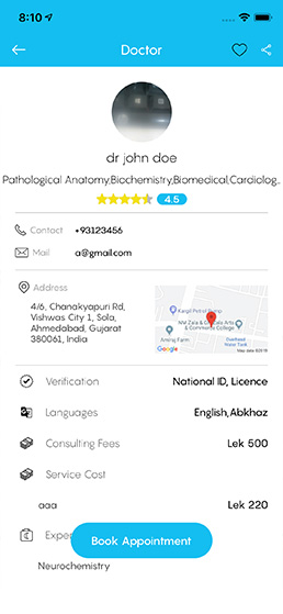 doctor appointment booking app