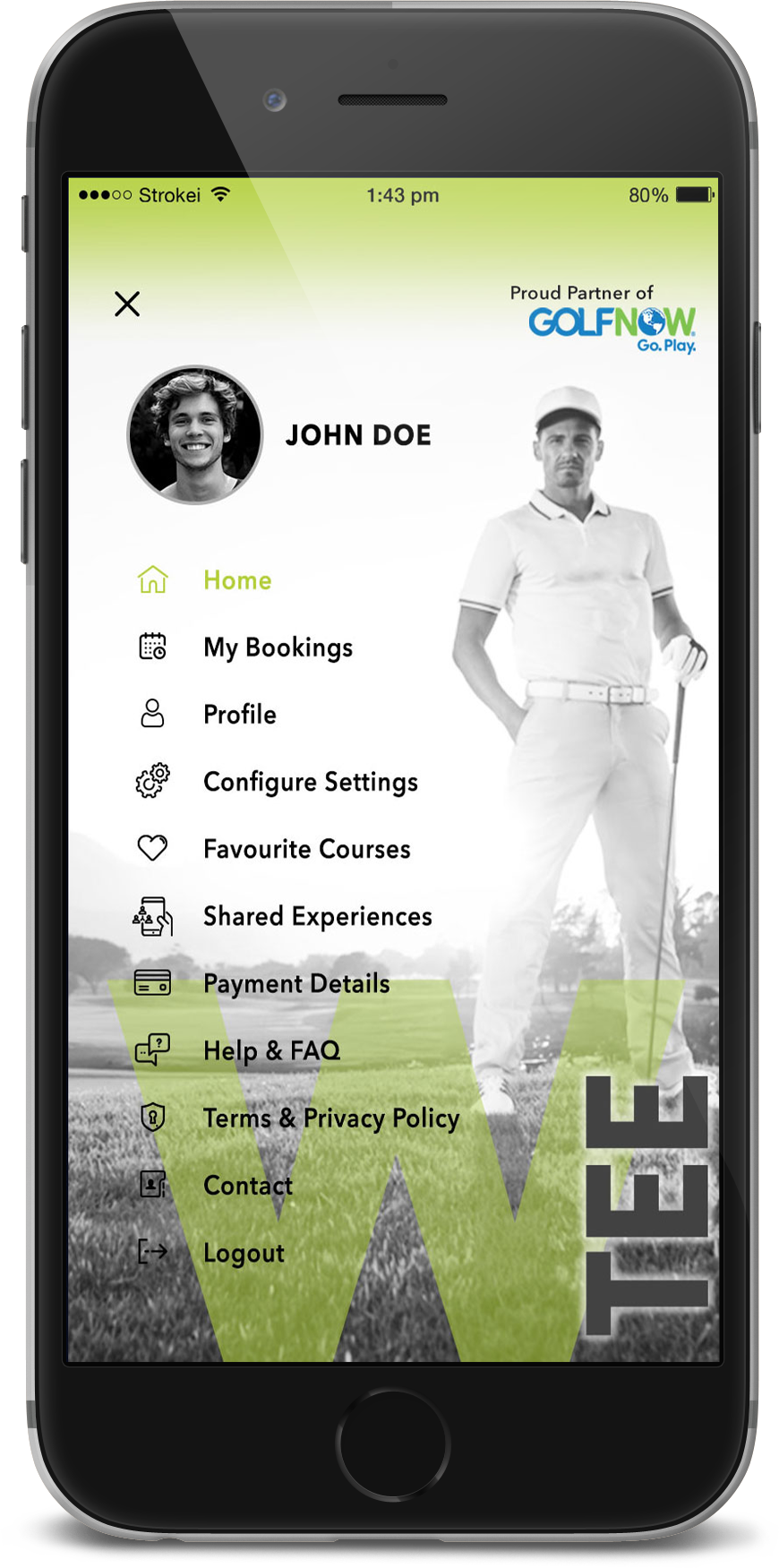 golf ground booking app