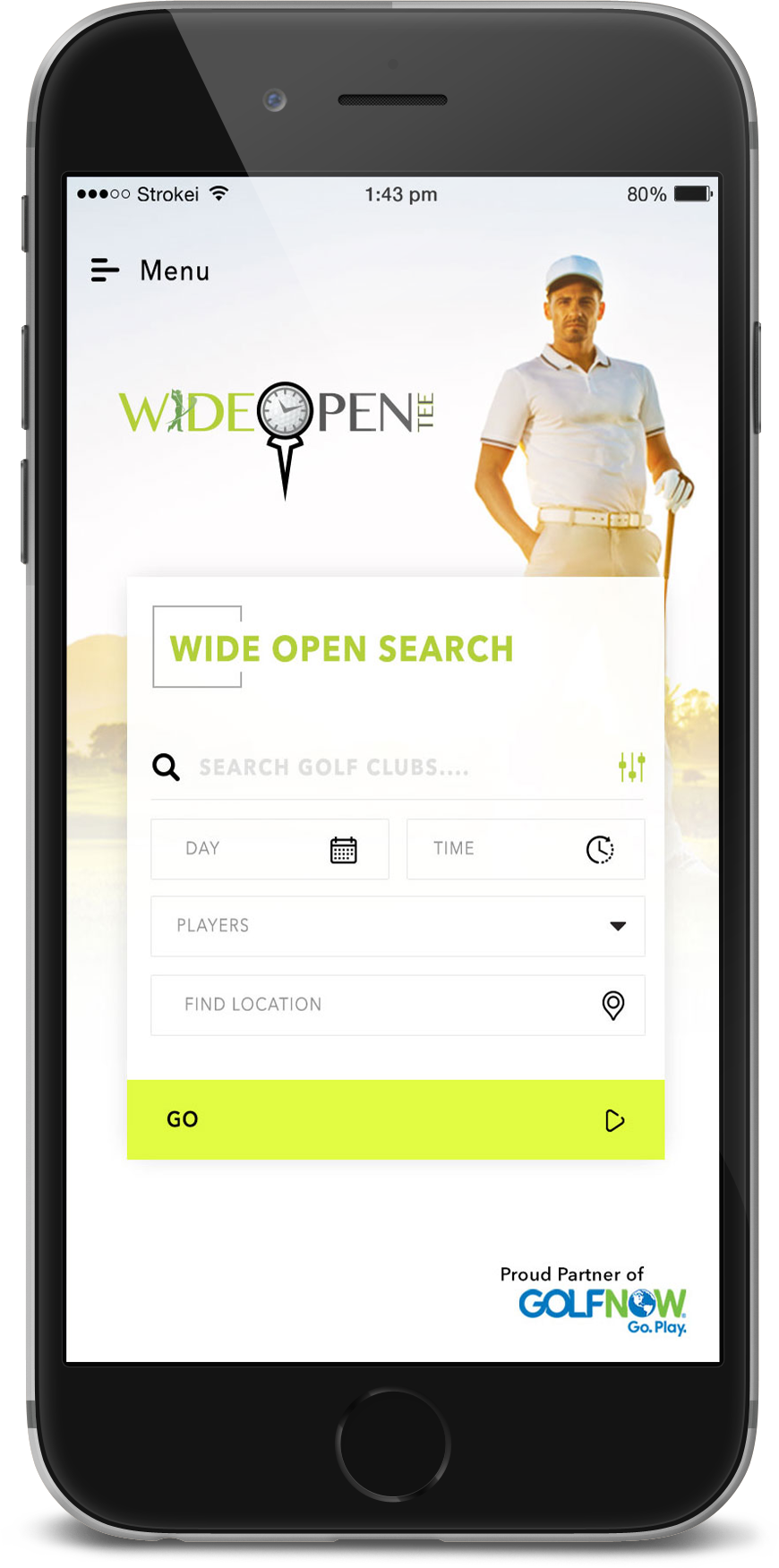 golf ground booking app