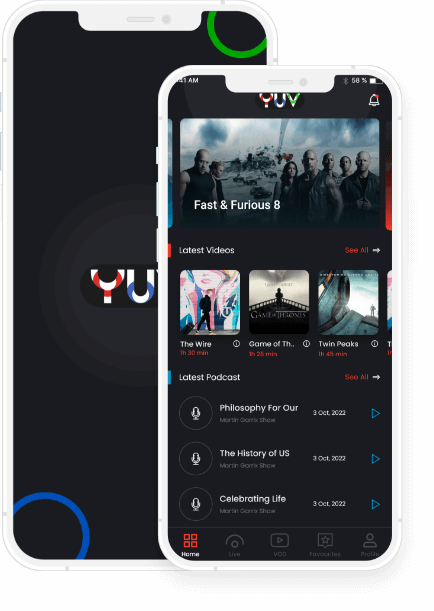 yuv tv ott platform development