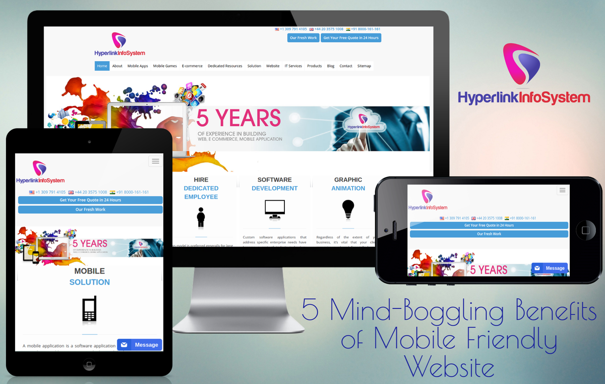 5 mind-boggling benefits of mobile friendly website