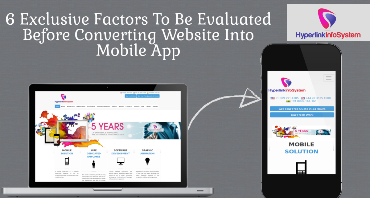factors before converting website into mobile app