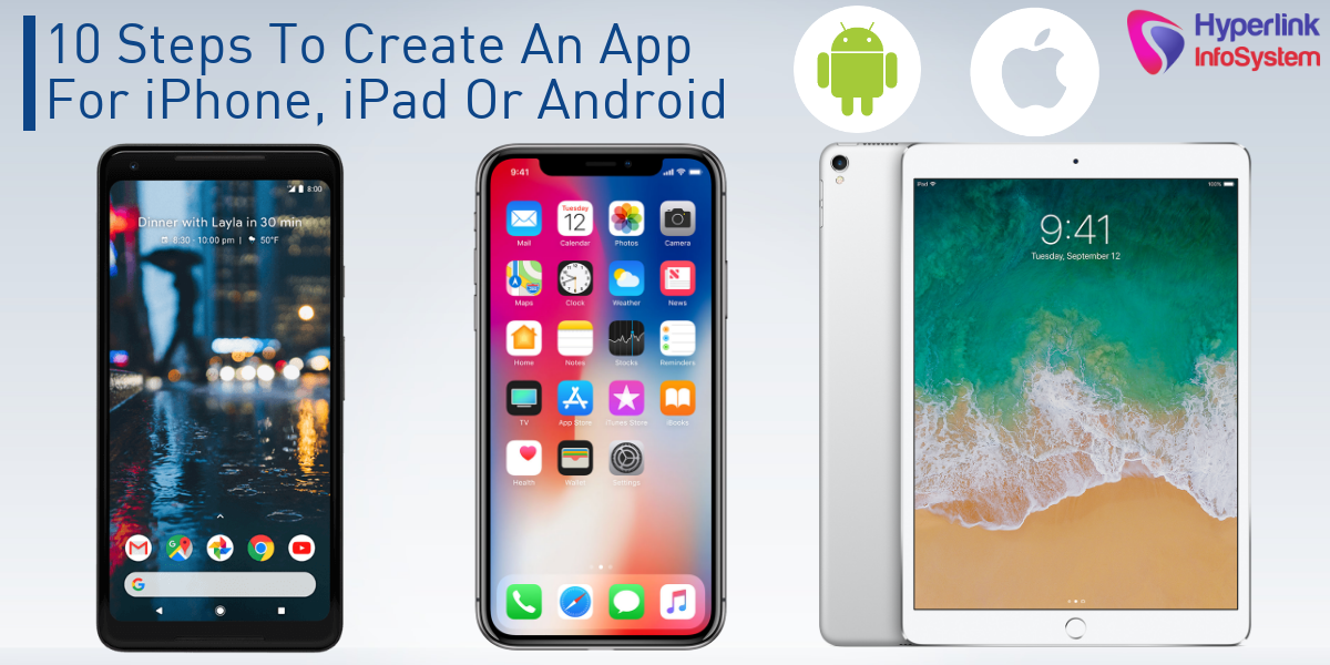 10 steps to create an app for iphone, ipad or android