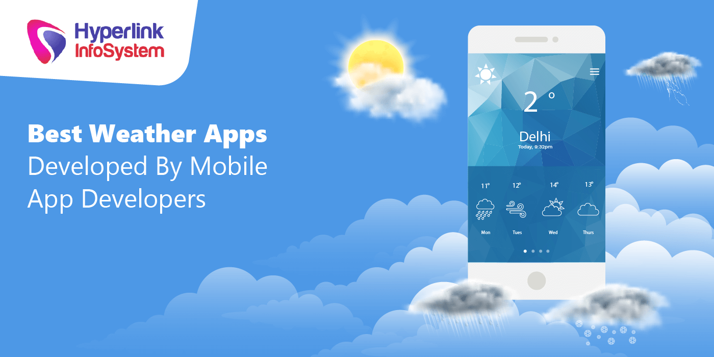 best weather apps developed by mobile app developers