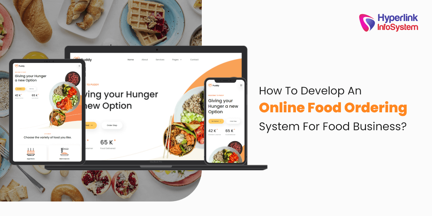 develop an online food ordering system