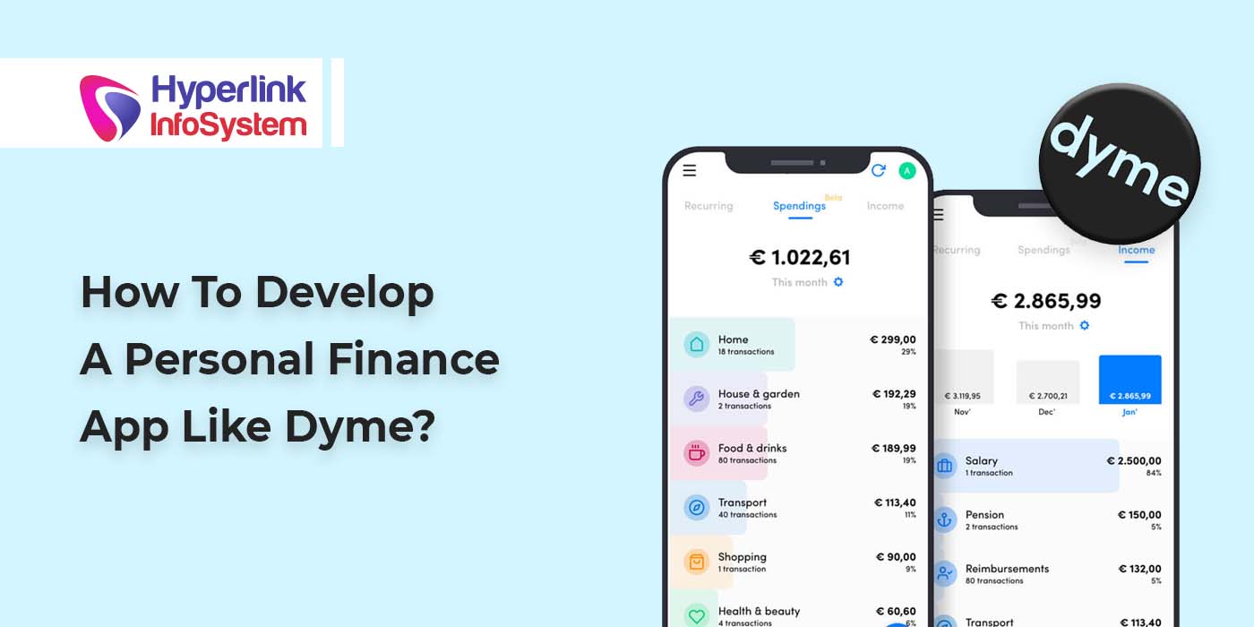 how to develop a personal finance app like dyme