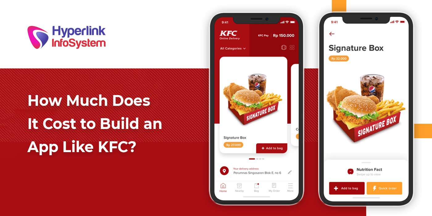 how much does it cost to build an app like kfc
