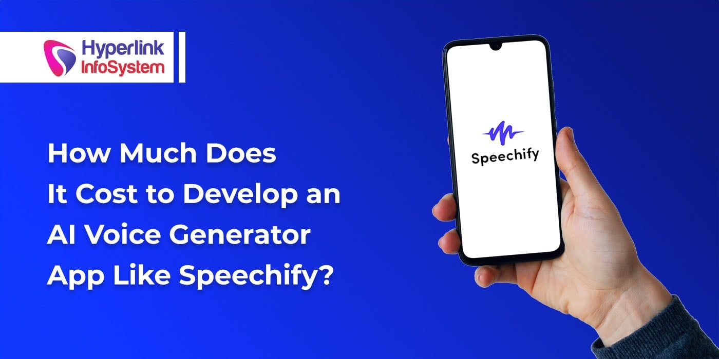 how much does it cost to develop an ai voice generator app like speechify