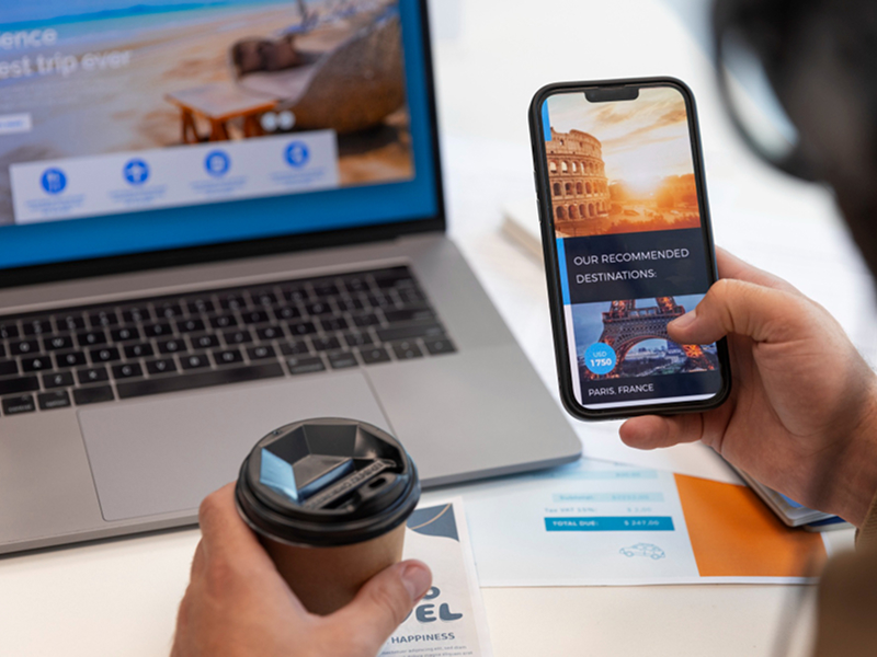 travel booking app with ai-based itinerary planning