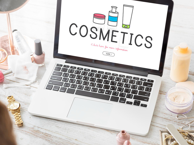 custom beauty products e-commerce app for a retail brand
