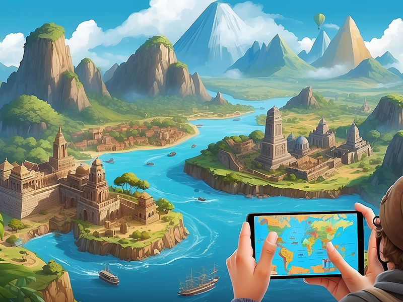 interactive travel game app to promote tourism destinations