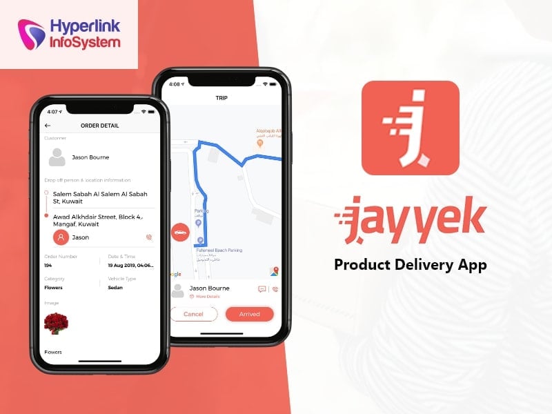 jayyek - product delivery app