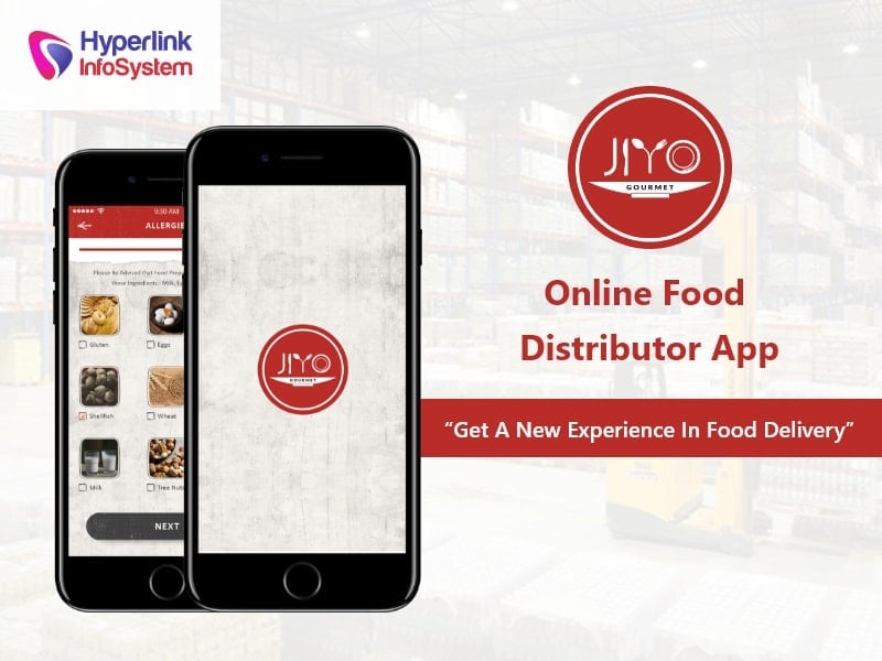jiyo gourmet – online food distributor app