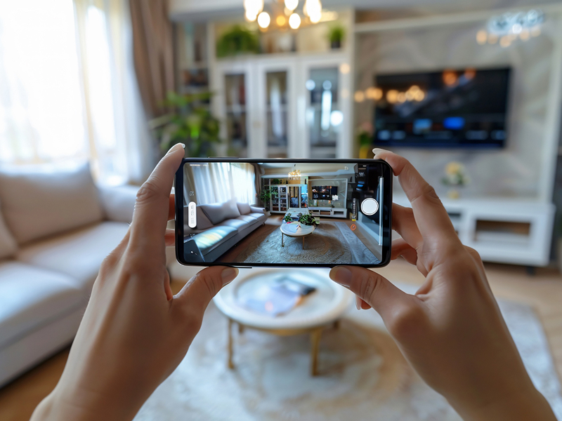 property listing mobile app with advanced search and virtual tours